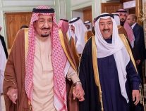 خادم الحرمين يستقبل أمير الكويت ونائب رئيس الوزراء العماني وحاكم الفجيرة