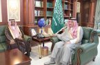 الأمير محمد بن ناصر يستقبل مدير عام فرع المجاهدين بالمنطقة