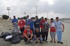 مكتب جازان ينفذ برنامج خدمة البيئة  ( نظافة الشاطئ  ) بالتعاون مع جهات حكومية