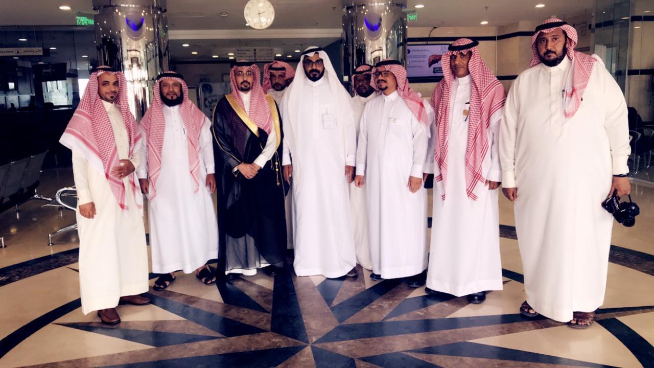 الأمير نايف بن فهد بن عبد المحسن بن جلوي آل سعود يدعم الجانب المعنوي والنفسي للمرضى المنومين