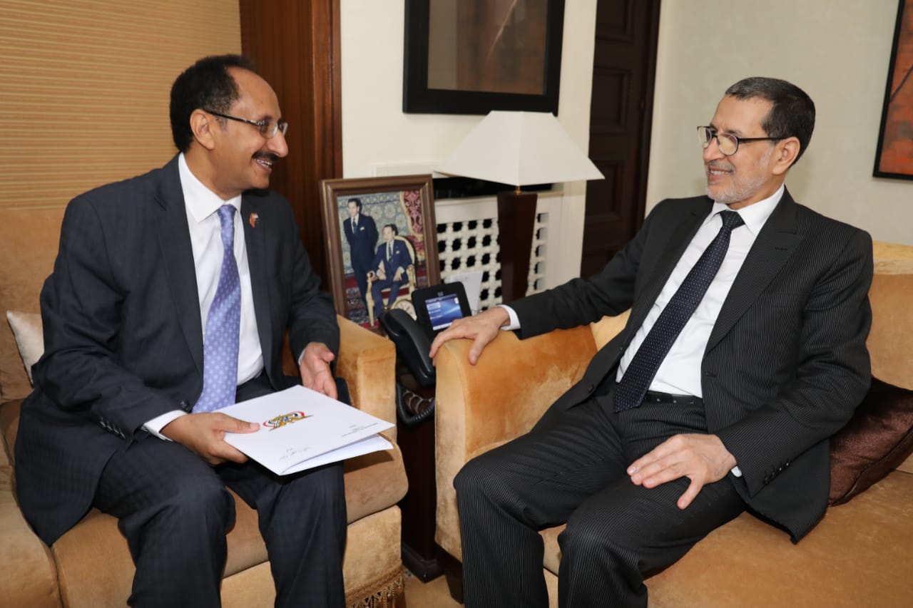 سفير اليمن في المغرب يلتقي رئيس الوزراء المغربي