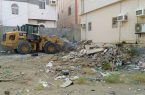 بلدية محافظة صبيا تزيل “1370” طن من النفايات وأنقاض الهدم والبناء