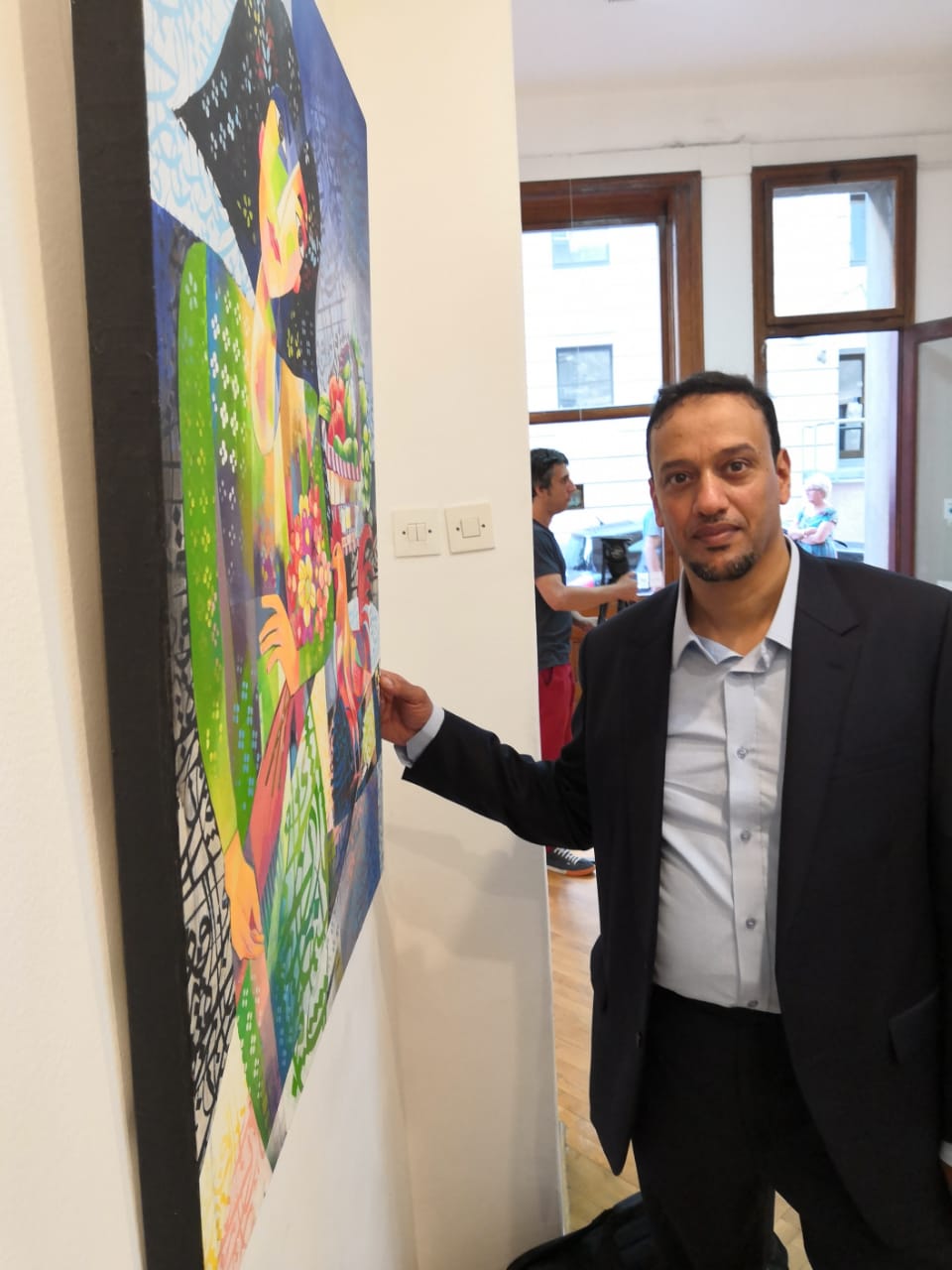 الفنان سامي البار يمثل المملكة في معرض بالمتحف الوطني بصربيا