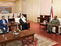 رئيس البرلمان العربي يلتقي رئيس المجلس العسكري الانتقالي بجمهورية السودان