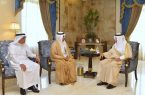 سمو أمير ⁧‫مكة_المكرمة‬⁩ يستقبل رئيس القطاع الغربي لشركة الكهرباء.