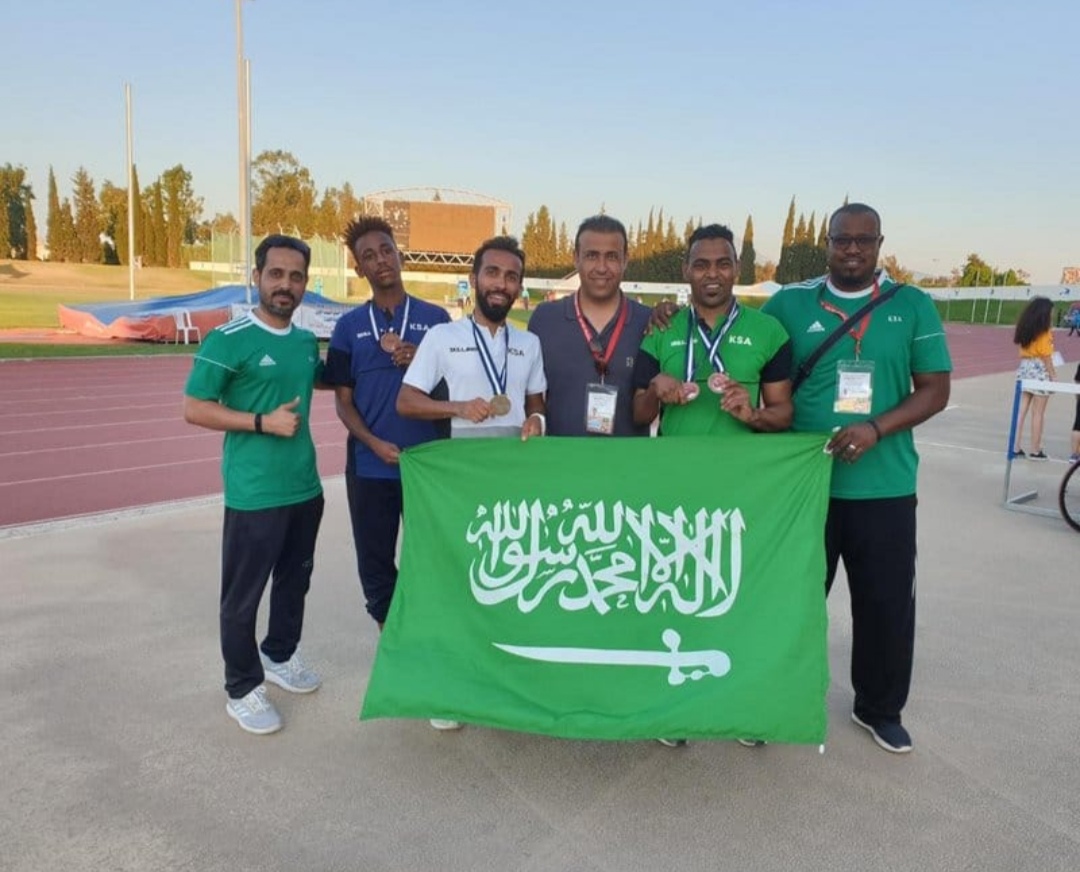 المنتخب السعودي لقوى الإعاقة يختتم مشاركته في تونس بثمان ميداليات في بطولة العالم