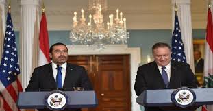 وزير الخارجية الأمريكي يلتقي رئيس الوزراء اللبناني