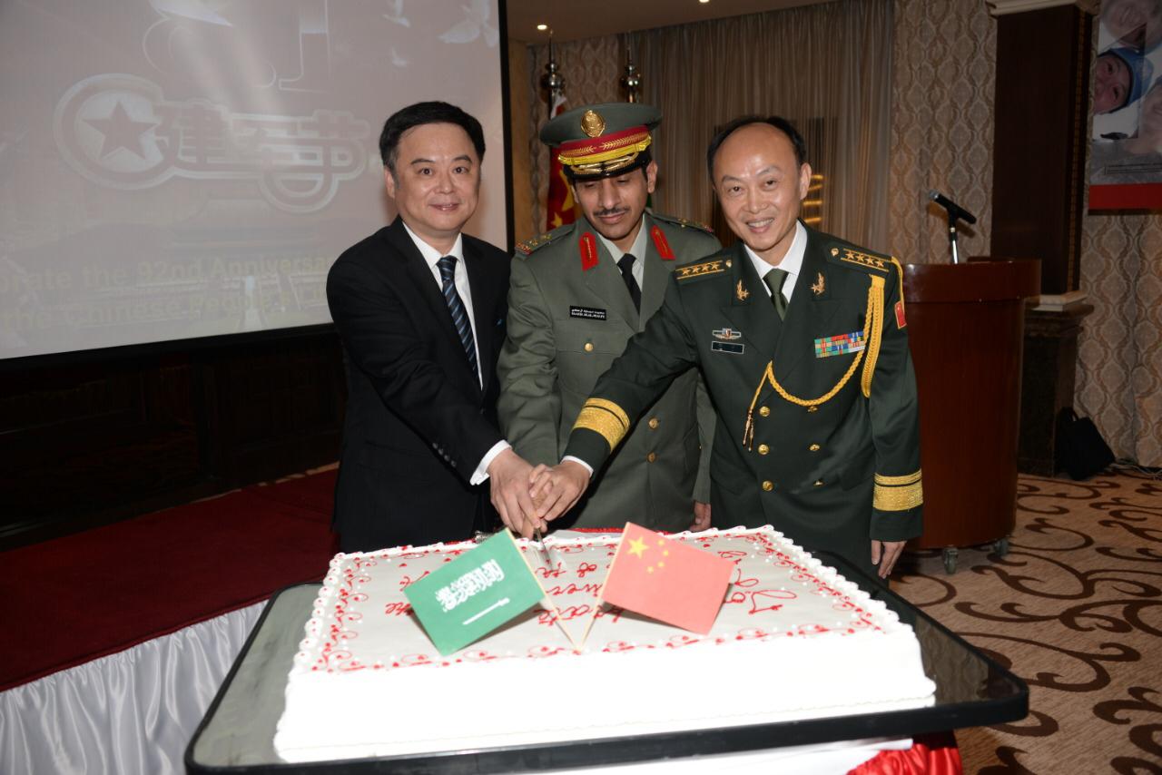 سفارة الصين بالمملكة تحتفل بالذكرى ٩٢لتأسيس الجيش الشعبي