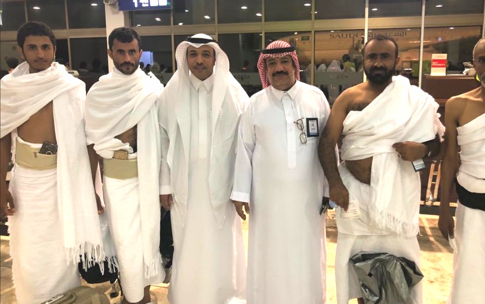 الدكتور الحتيرشي والمطيري يودعان ضيوف خادم الحرمين القادمين من اليمن عبر مطار ” شرورة “