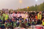 150 متطوع ومتطوعة من ” سقيا العطاء ”  بمبادرة تنظيف مشعر عرفات