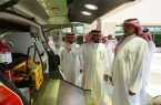 معالي رئيس هيئة الهلال يدشن أسطول سيارات الإسعاف الجديد بالرياض