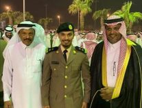 الملازم اول عبدالله مهدي يحتفل بتخرجه