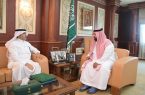 سمو الأمير محمد بن عبدالعزيز يستقبل مدير كهرباء منطقة جازان