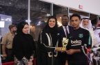 الاميرة دعاء تُسلم كأس الأمير سعود الفيصل في أول بطولة سداسية لكره القدم