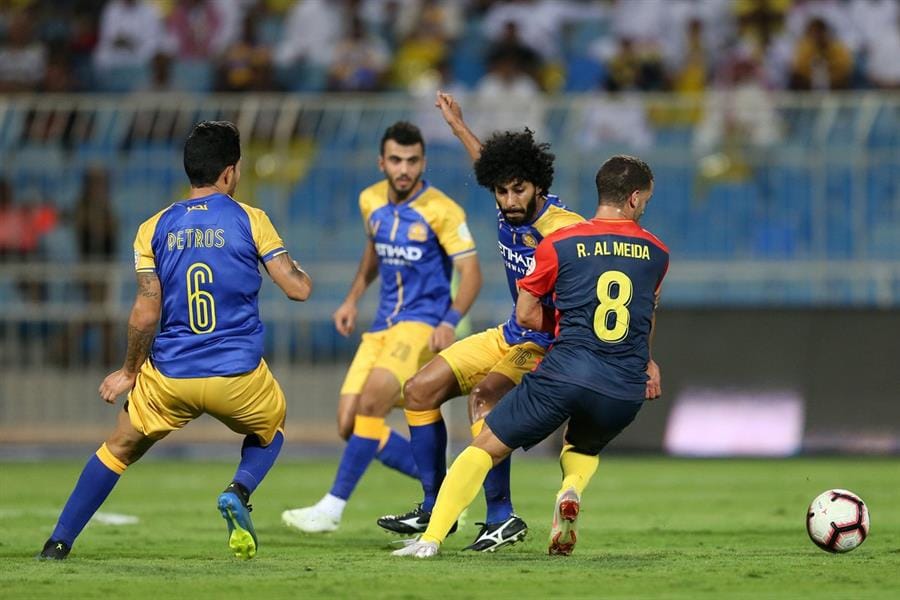 الحزم يزيد أوجاع النصر في الدوري السعودي للمحترفين