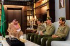 سمو أمير الباحة يستقبل مدير جوازات المنطقة العميد العنزي