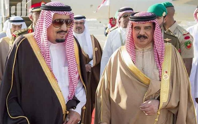 ‏ملك ‎البحرين يهنىء ‎خادم الحرمين الشريفين بالذكرى الخامسة لتوليه مقاليد الحكم