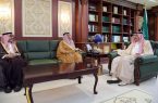 سمو الأمير محمد بن ناصر يستقبل الرئيس التنفيذي لمدينة جازان للصناعات الاساسية والتحويلية المكلف