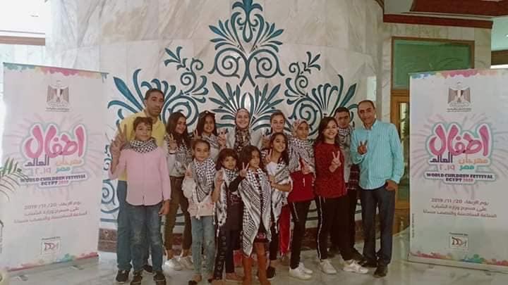 وفد الطلائع الفلسطيني يصل إلي القاهرة للمشاركة في مهرجان أطفال العالم مصر 2019