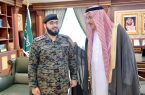 أمير منطقة جازان يقلد قائد قوة الأفواج الأمنية رتبته الجديدة