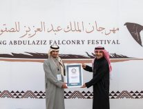مهرجان الملك عبدالعزيز للصقور يسجل نسخته الثانية في موسوعة “غينيس”