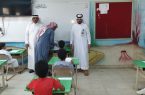 مساعد مدير المتابعة بتعليم صبيا يزور مدرسة الطاهرية
