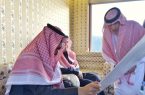 الأمير بدر بن سلطان يتفقد ⁧‫جواً الهدا والشفا والشريط السياحي بالطائف