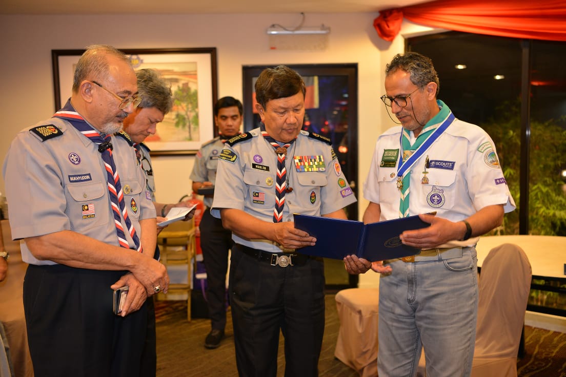 الكشافة الماليزية تحتفي بوفد جمعية الكشافة في كوالالمبور