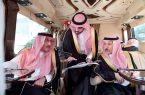 سمو الأمير محمد بن ناصر يقف ميدانياً على مشروعات أبو عريش