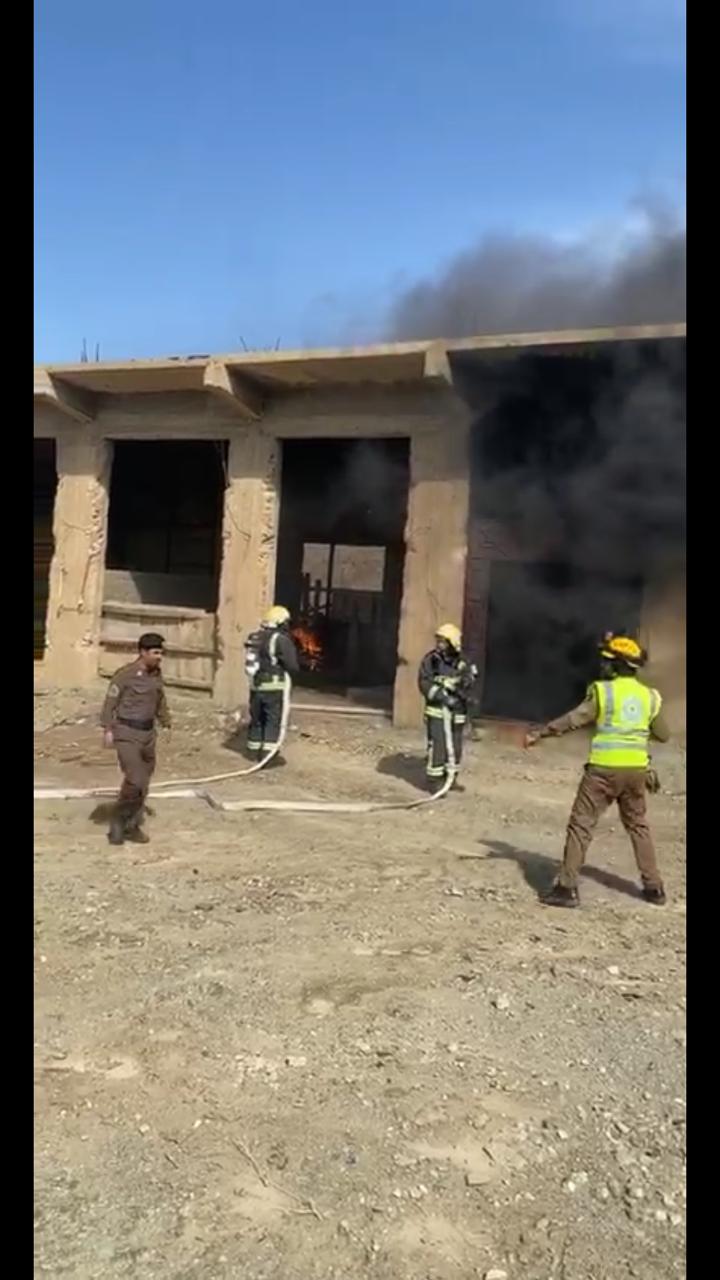 مدني محافظة القرى يُنفذ فرضية حريق