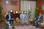 محافظ الدقهلية  بمصر يستقبل الرئيس التنفيذي للهيئة العامة للاستثمار والمناطق الحرة