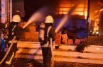 مدني جدة يسيطر على حريق في مجموعة ورش