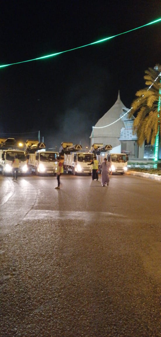 “بوست” ترصد تطهير وتعقيم شوارع محافظة أبو عريش لمكافحة فيروس كورونا