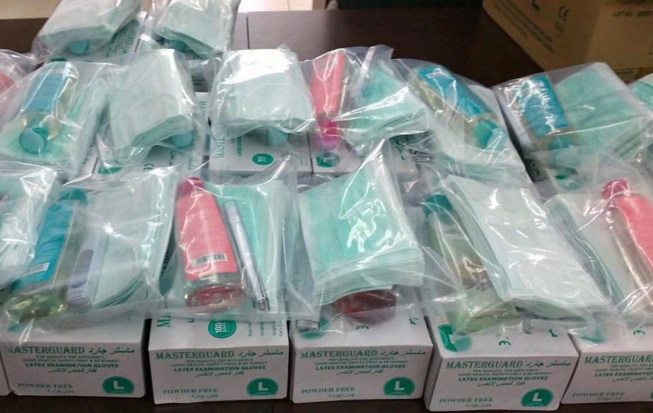 بالصور: توزيع حقائب صحية على عمالة صيانة المرافق البلدية بالطائف وانجاز 1500 مهمة عمل