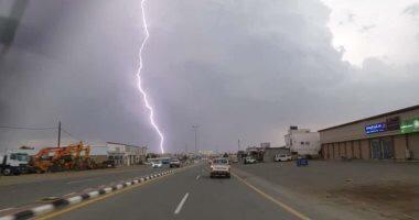 أمطار غزيرة على منطقة جازان بالسعودية