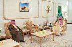 الأمير فيصل بن خالد بن سلطان يستقبل رئيس جامعة الحدود الشمالية