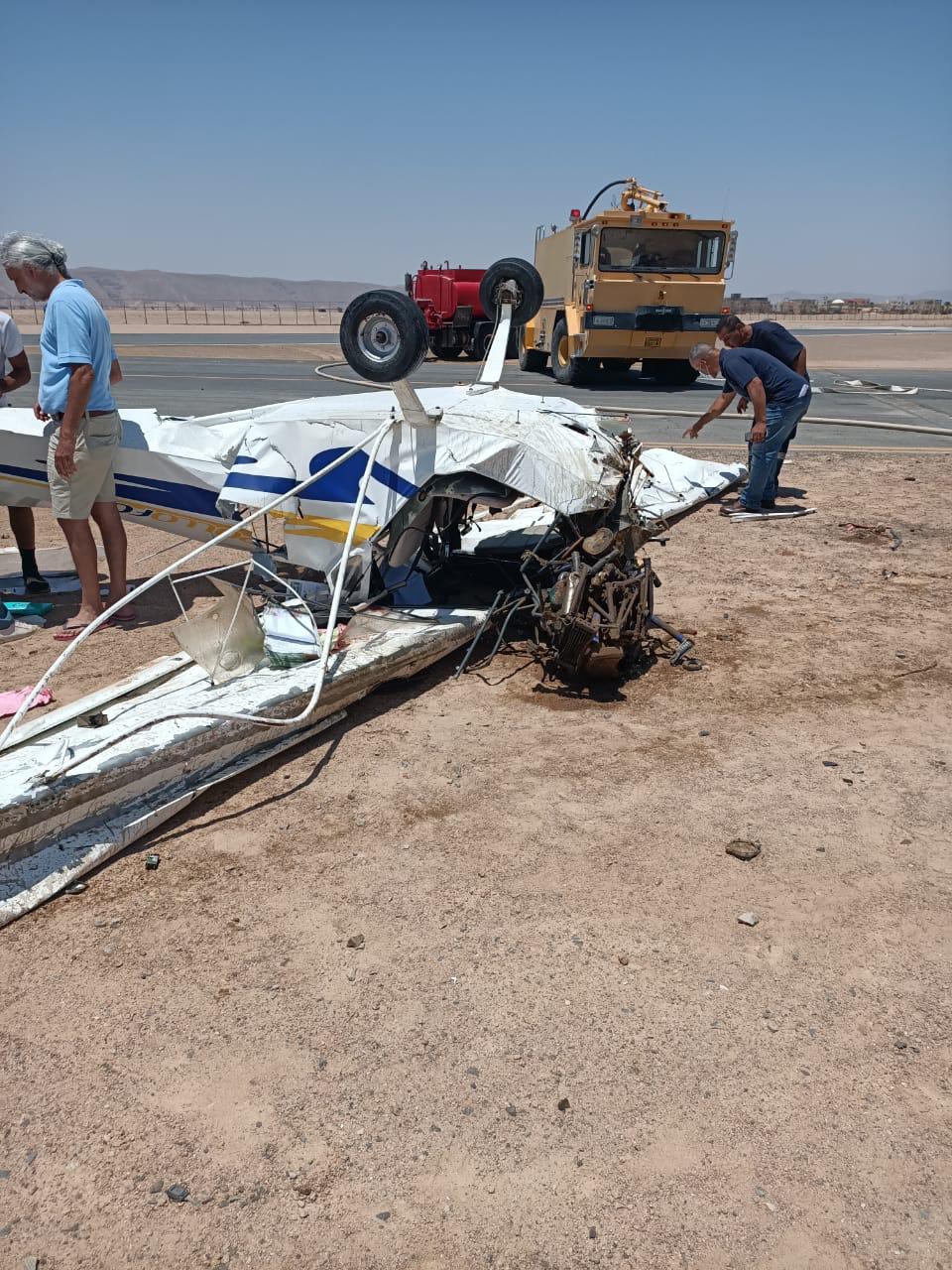 مصر: مقتل طيارين إثر حادث طائرة خاصة في مطار الجونة
