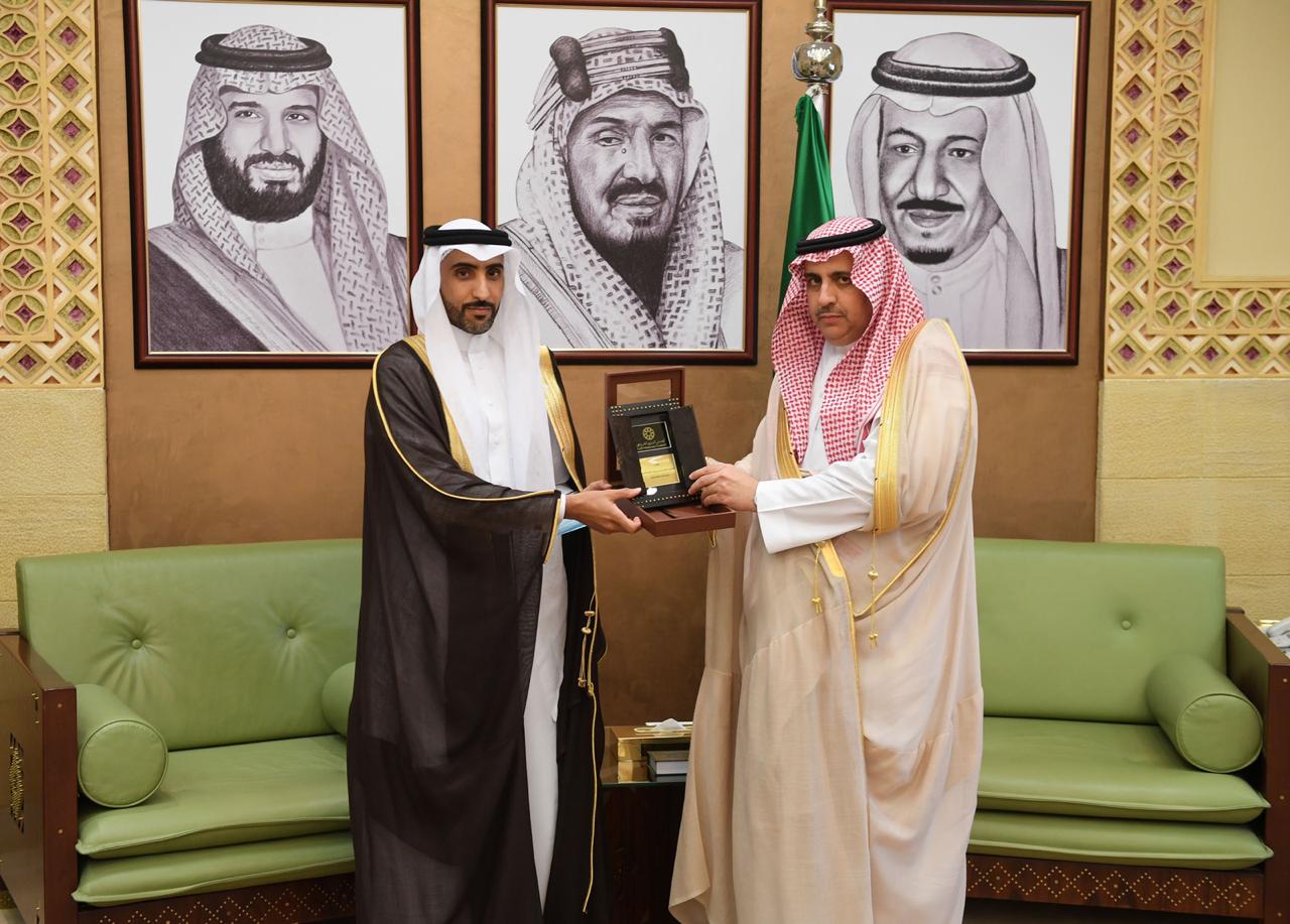 ‏وكيل إمارة ‎الرياض يستقبل الرئيس التنفيذي للمجلس النقدي الخليجي