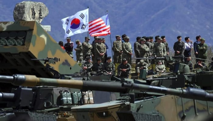 كوريا الجنوبية و أمريكا تبدأن تدريباتهما السنوية العسكرية المشتركة