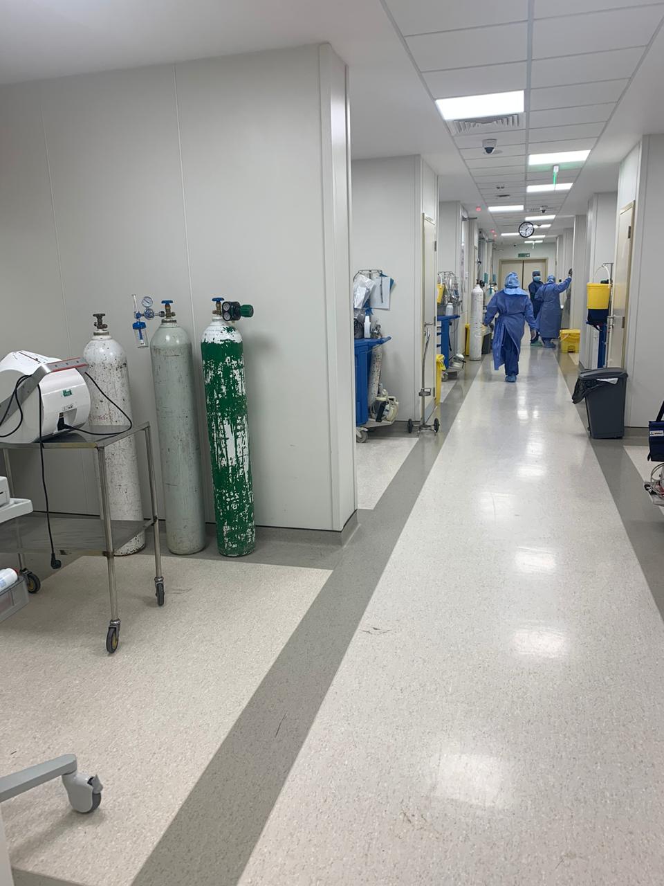 مستشفى الملك فهد ينهي مشروع رفع الطاقة الاستيعابية لشبكة الأكسجين
