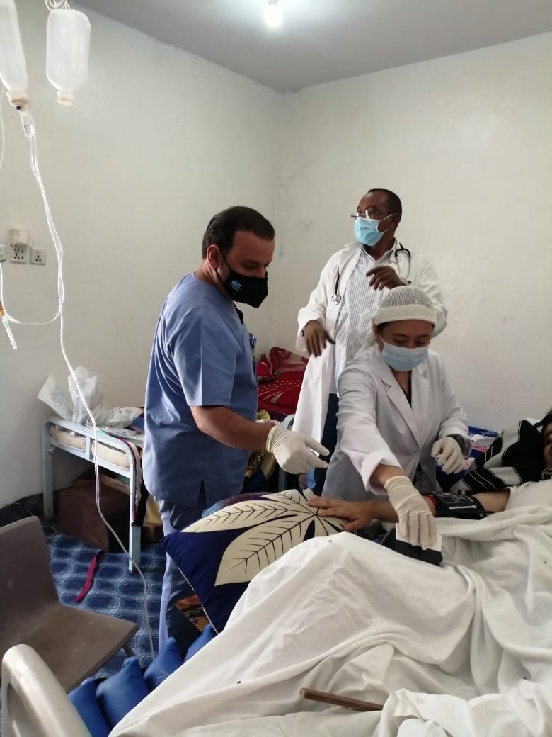 127 مستفيد من الرعاية الصحية المنزلية بمستشفى بني مالك العام