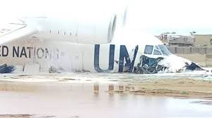 11 جريحا لدى هبوط طائرة أممية خارج المدرج في مالي