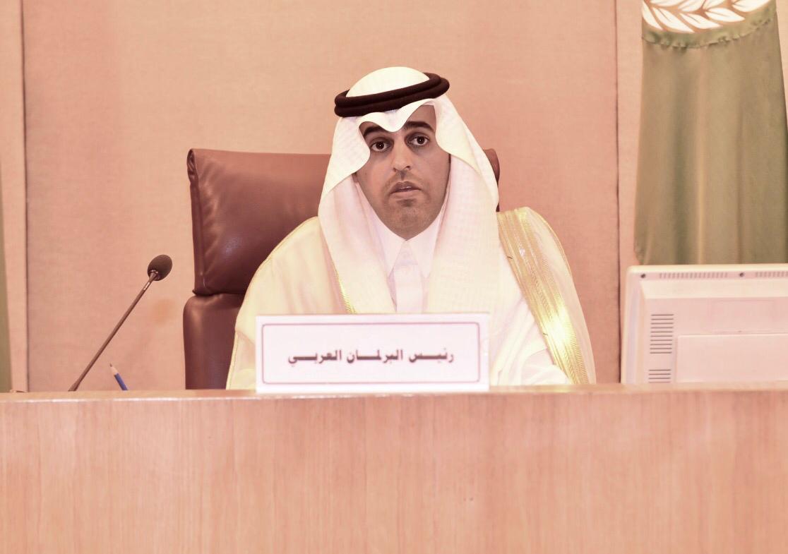 رئيس البرلمان العربي يهنئ المملكة العربية السعودية بذكرى اليوم الوطني