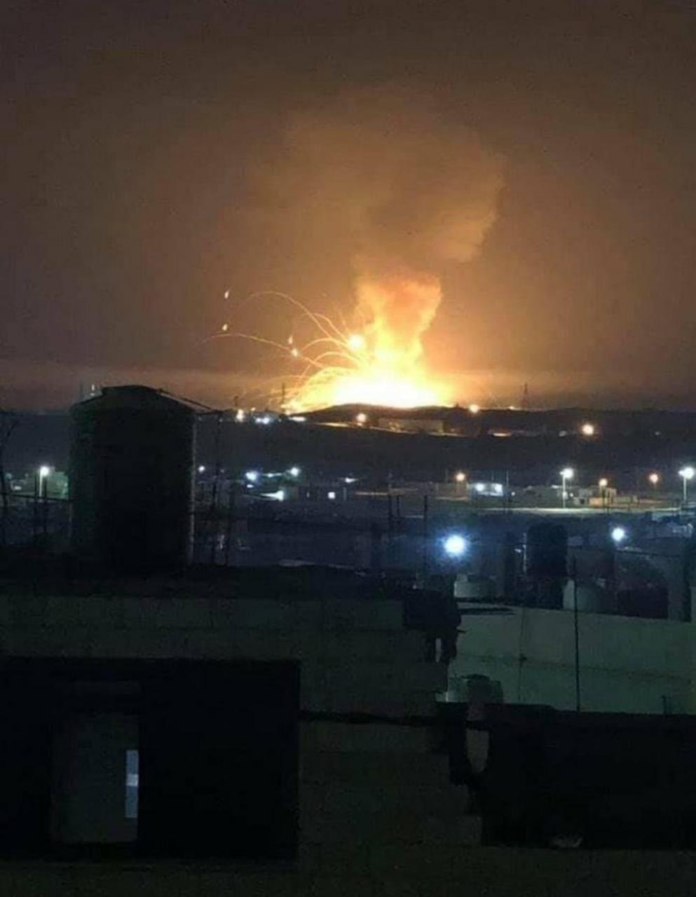 انفجار هائل بمدينة الزرقاء في الأردن