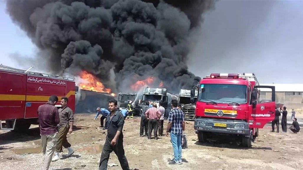 انفجار ضخم وسط إيران ومقتل عدد من العمال