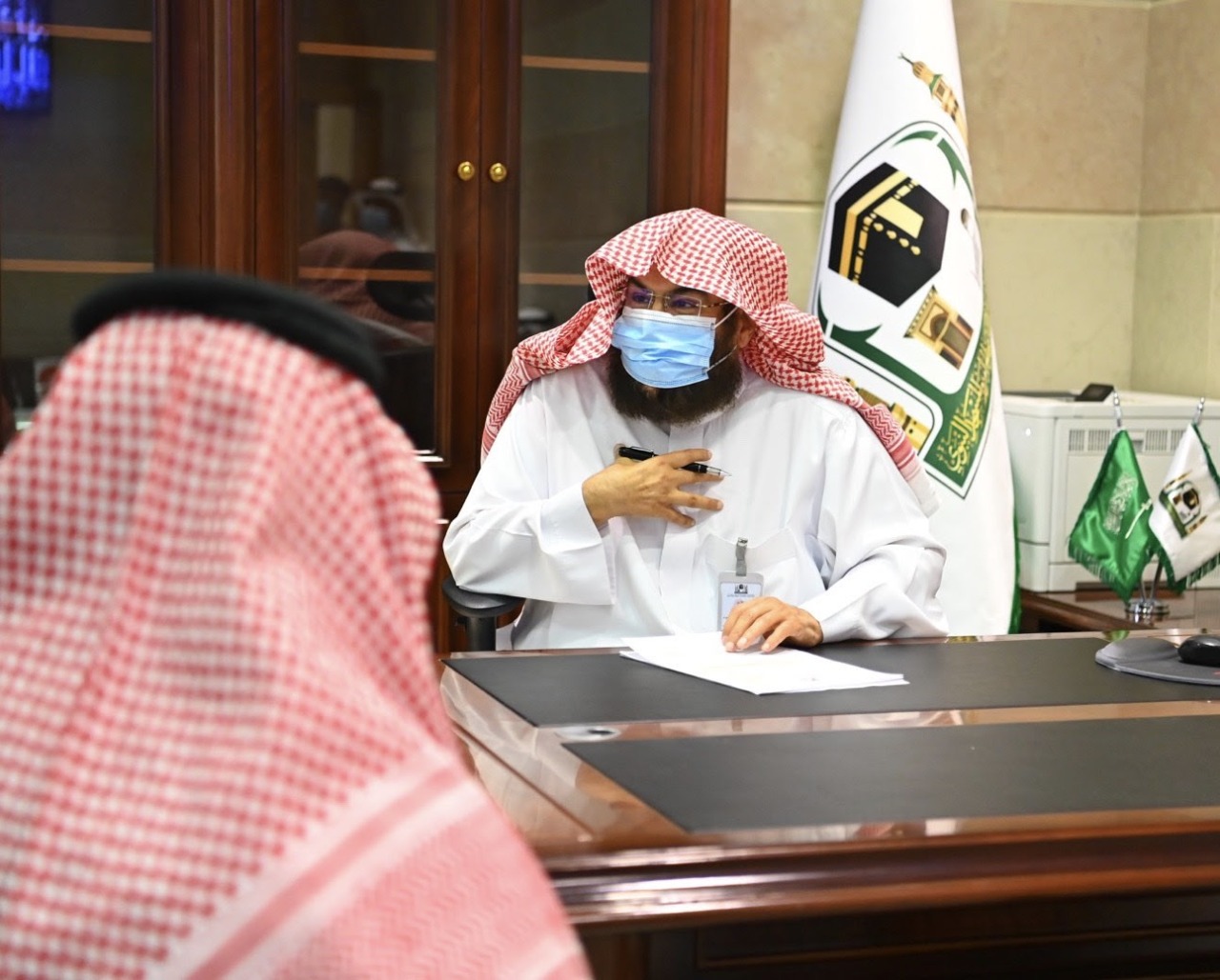 “السديس” يستقبل المستفيدين من خدمات وكالة الرئاسة لشؤون المسجد النبوي