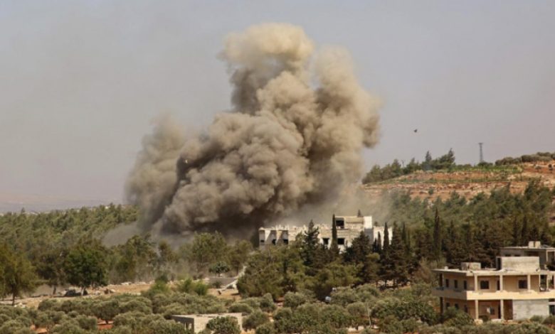 غارات روسية تخلف قتلى وجرحى لعناصر في فيلق الشام بالإضافة لمدنيين