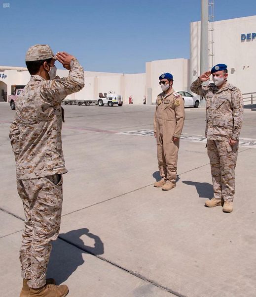 وصول مجموعة القوات الجوية الملكية السعودية المشاركة في مناورات تمرين (علم الصحراء 2021 ) بدولة الإمارات