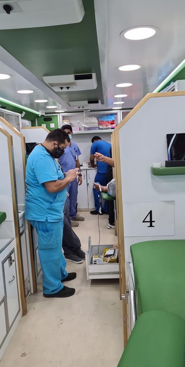 مستشفى بيش العام ينظم حملة للتبرع بالدم بالتعاون مع أرامكو