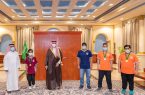 أمير منطقة الجوف يستقبل لاعبي نادي ذوي الإعاقة